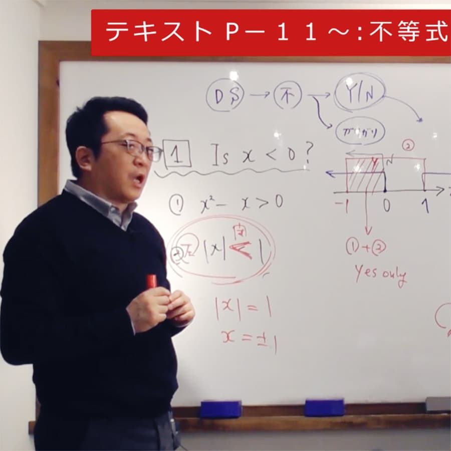講義中の講師